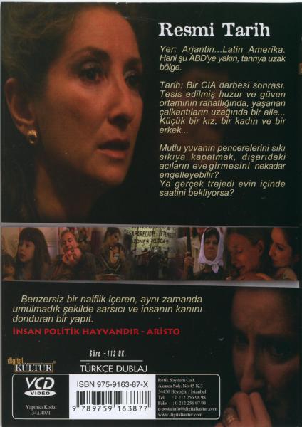 Resmi Tarih (Historia oficial, La ) (DVD)